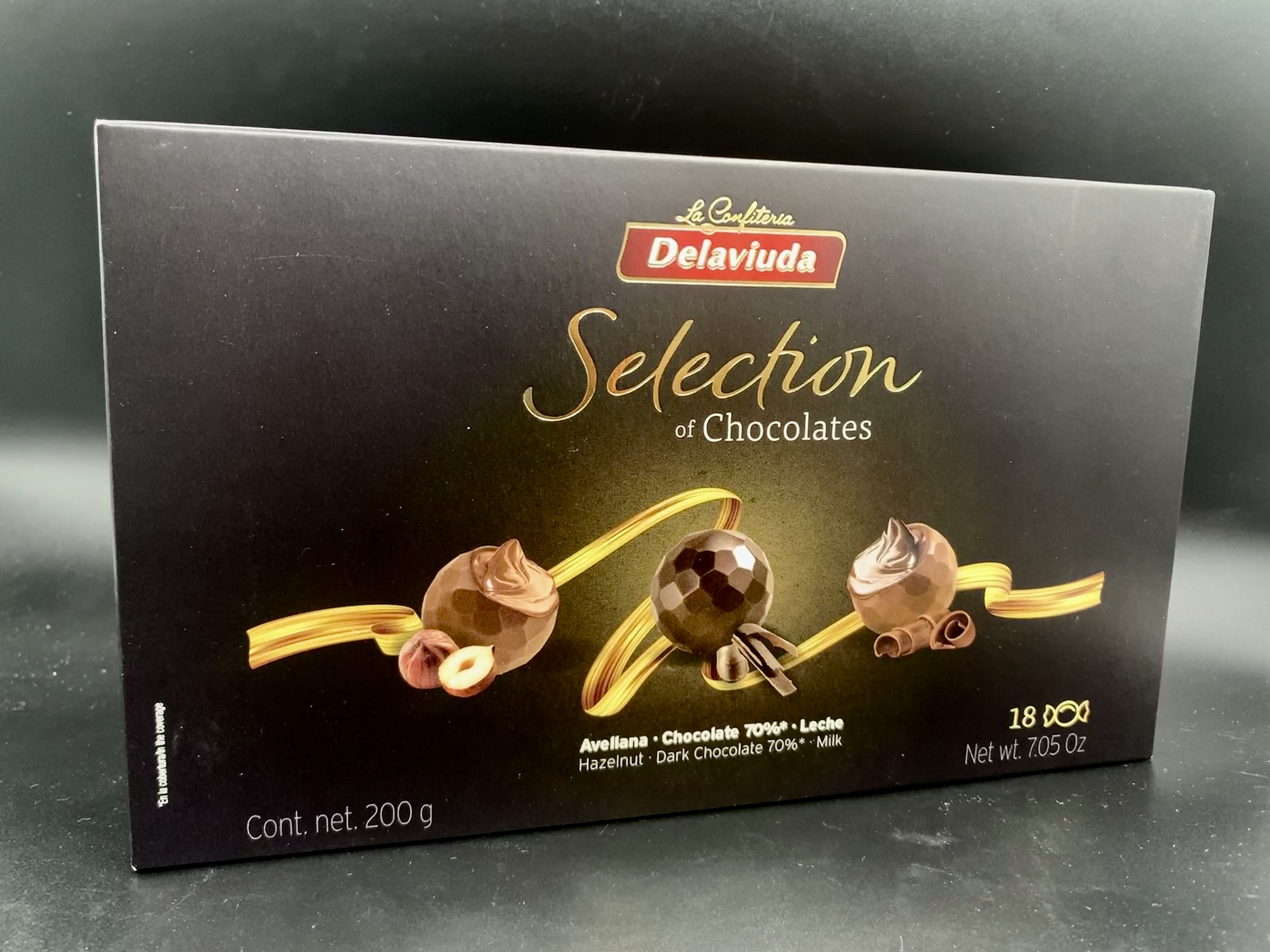 Шоколадные конфеты Delaviuda Ассорти 200 г.