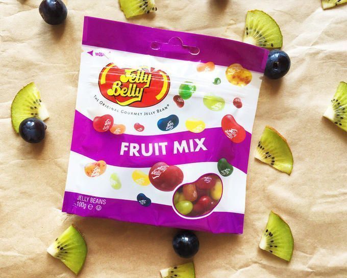 Драже жевательное "Jelly Belly" фруктовое ассорти 70г пакет