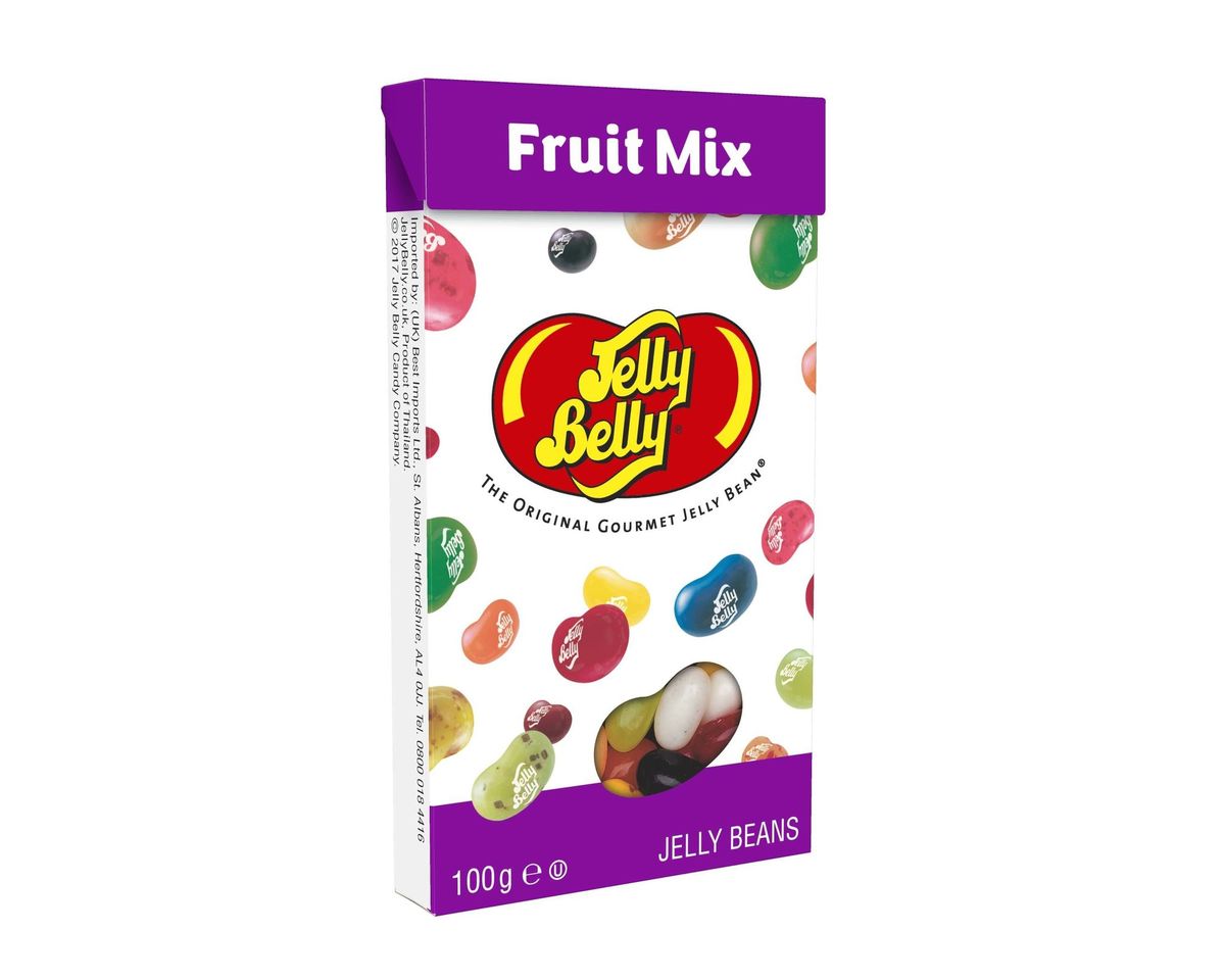 Драже жевательное "Jelly Belly" фруктовое ассорти 100г картонная коробка