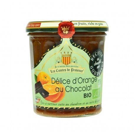 Джем Les Comtes de Provence из апельсина и шоколада Рождественский деликатес Organic 350г