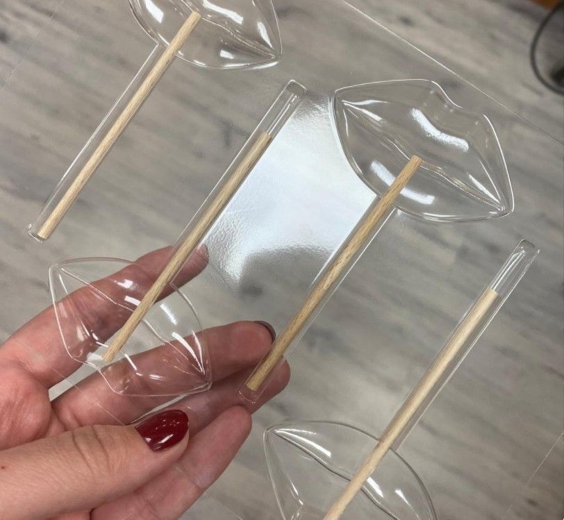  Леденцы на палочке для шоколада Губы, PCB Creation