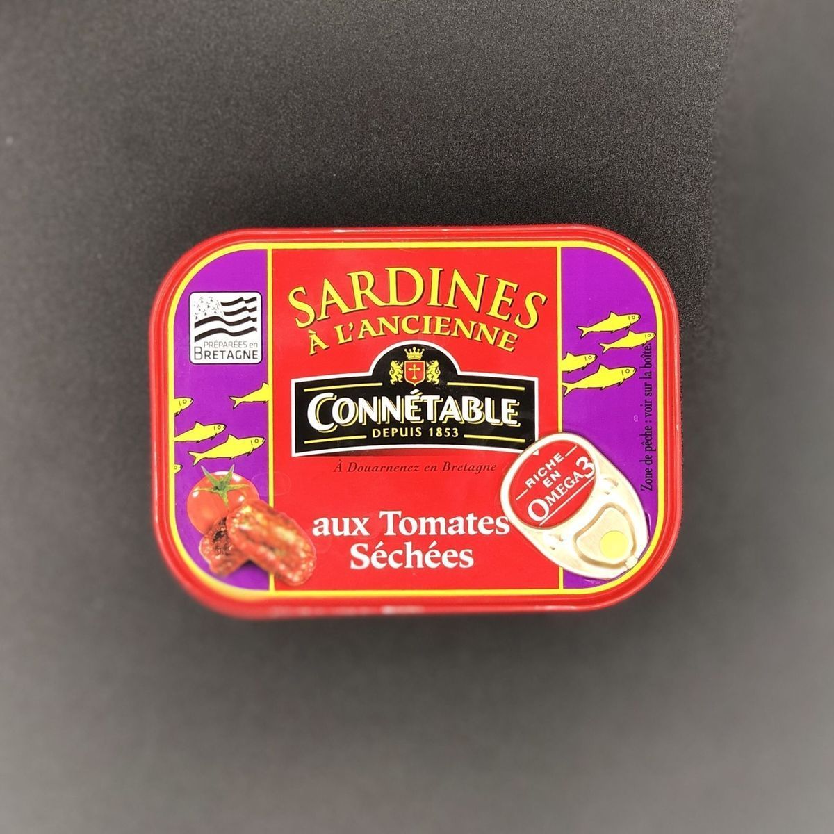 Сардины Connetable в оливковом масле с сушеными томатами 115г