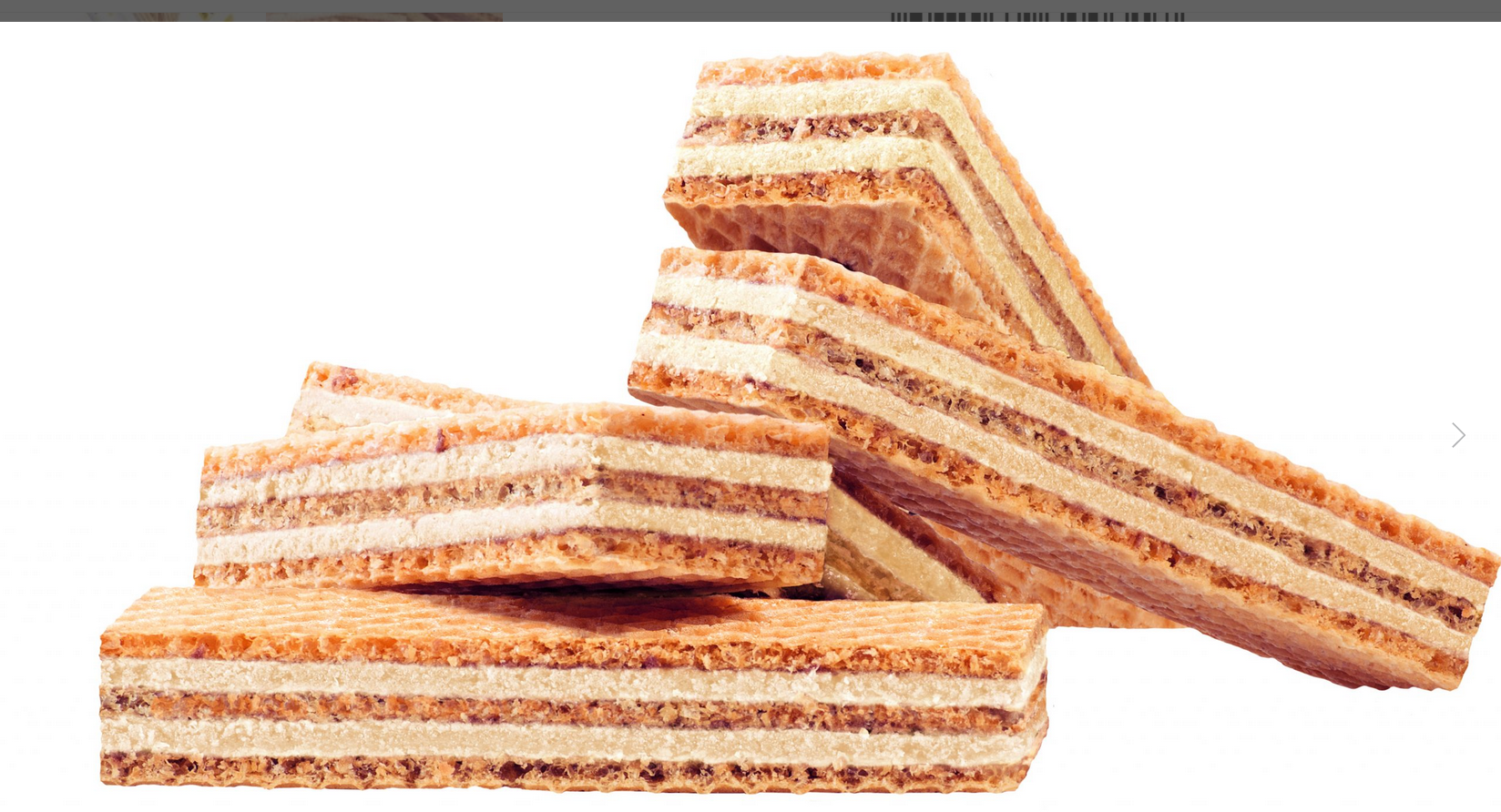 Вафли c банановой начинкой Toren