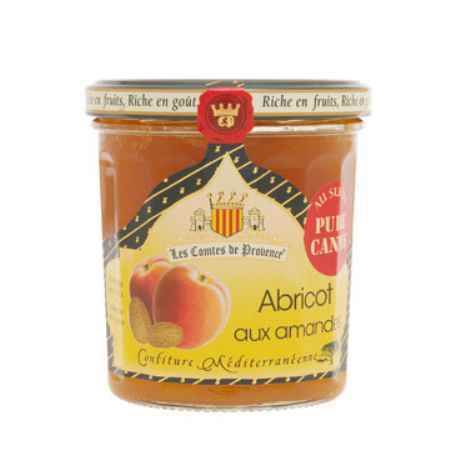 Джем Les Comtes de Provence из абрикоса с миндалем 340 гр, 65% фруктов