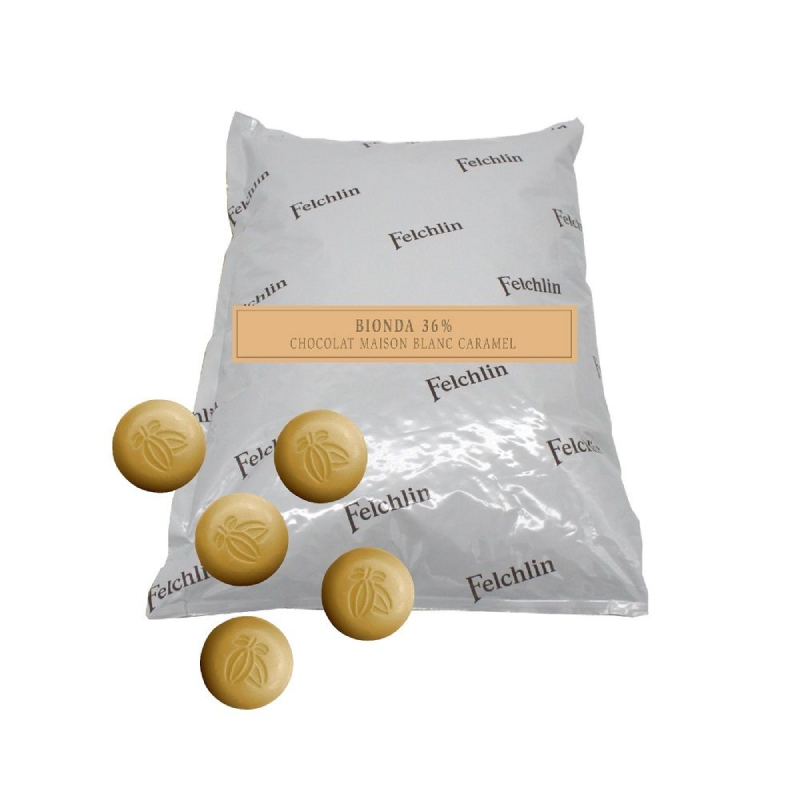 Felchlin Бионда карамелизованный 36% белый шоколад 