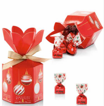 Трюфели рождественская упаковка-цветок 180 г.