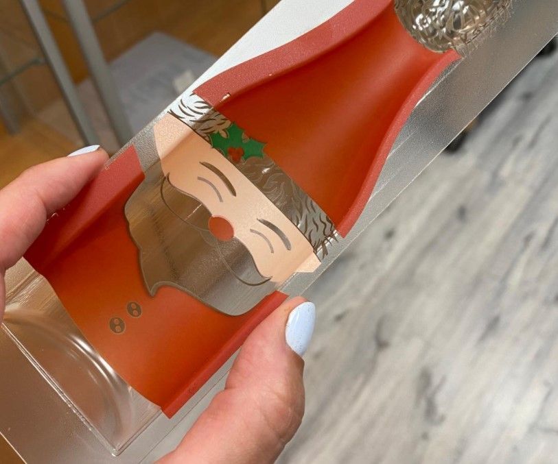 1/2 Бутылки (половинка) Дед Мороз