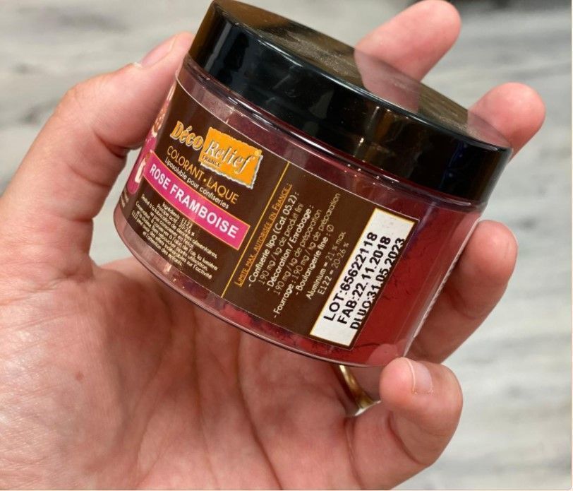 Краситель жирорастворимый сухой Розовый малина 20 гр, DecoRelief