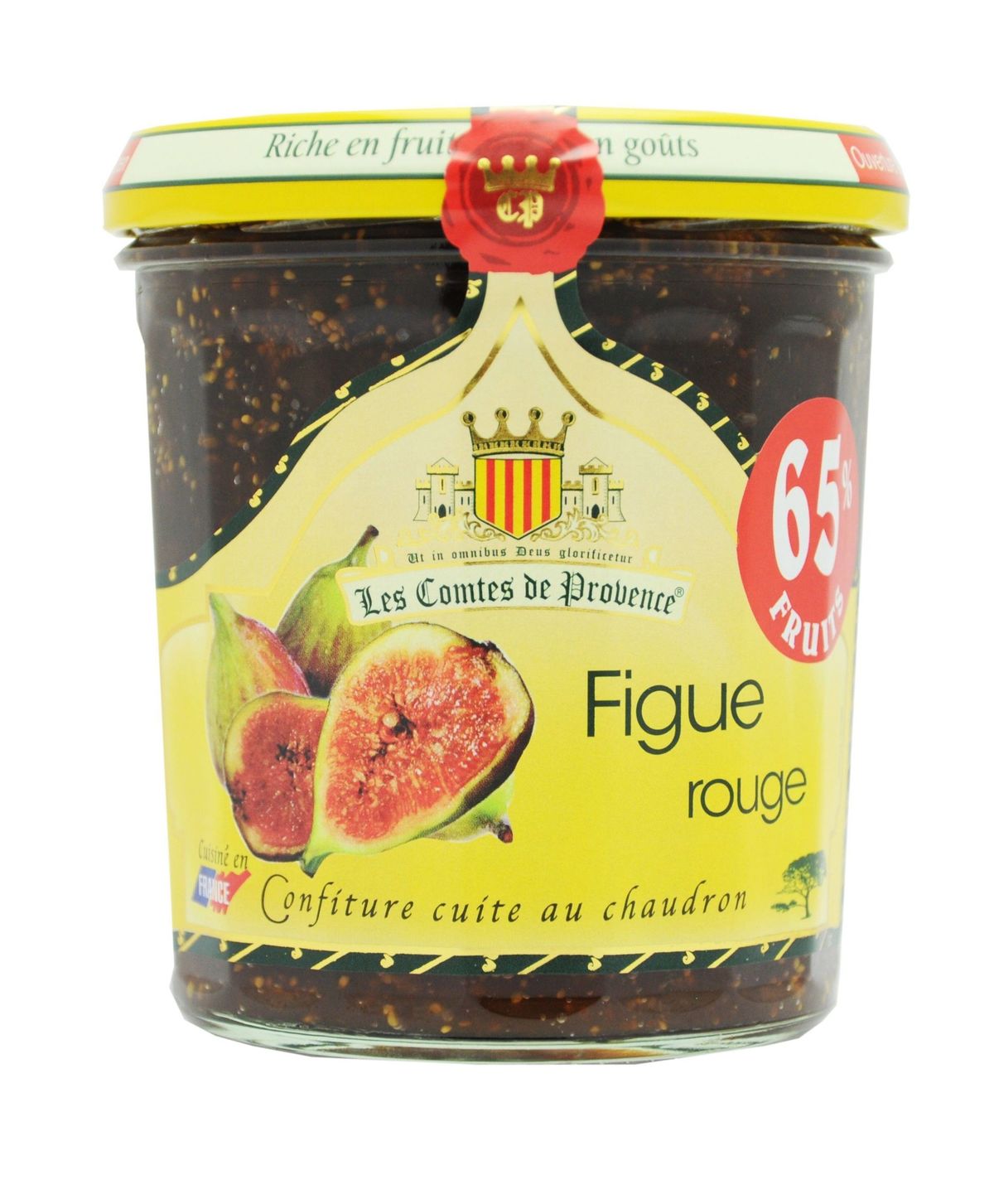 Джем Les Comtes de Provence из красного инжира 340гр, 65% фруктов