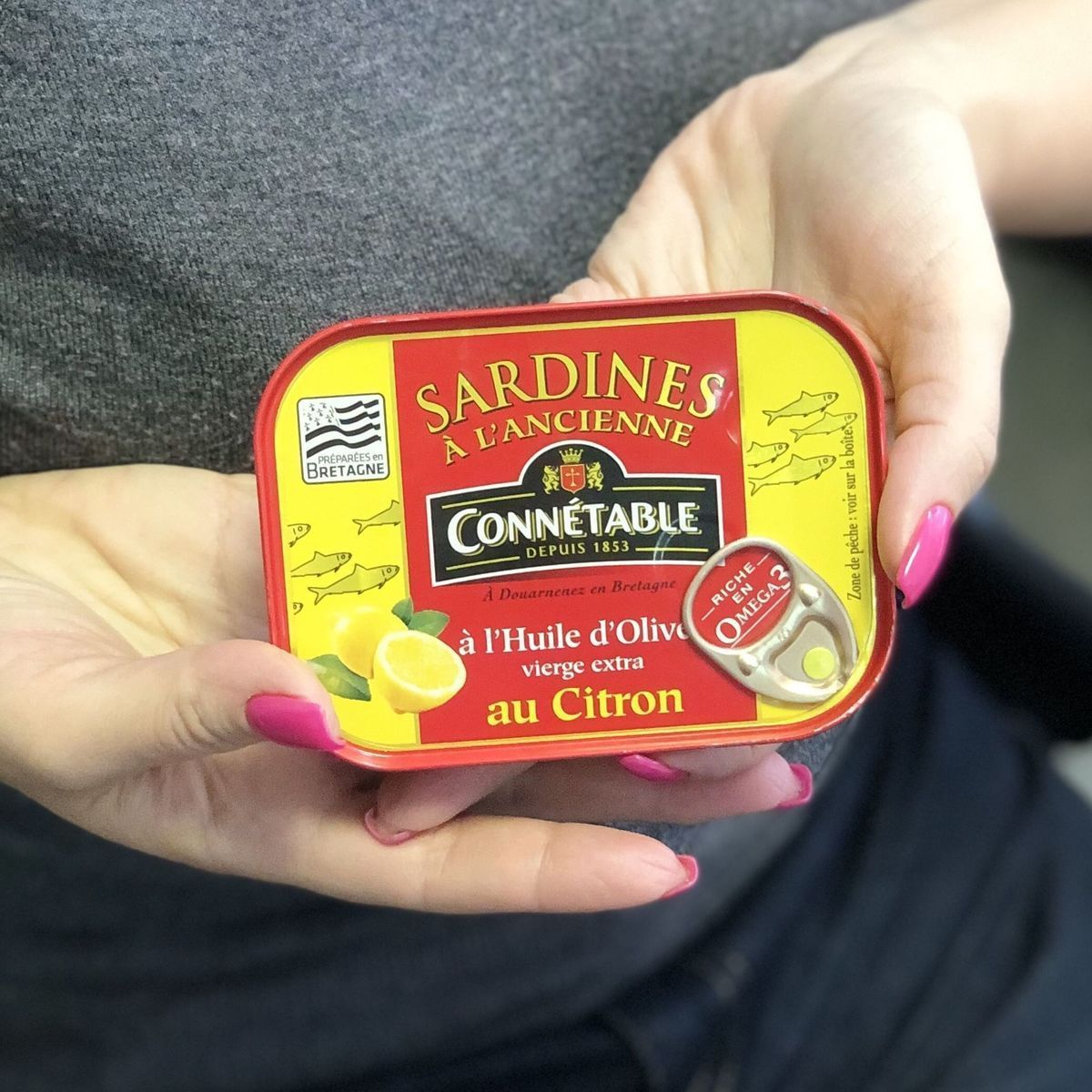 Сардины Connetable с лимоном 115г