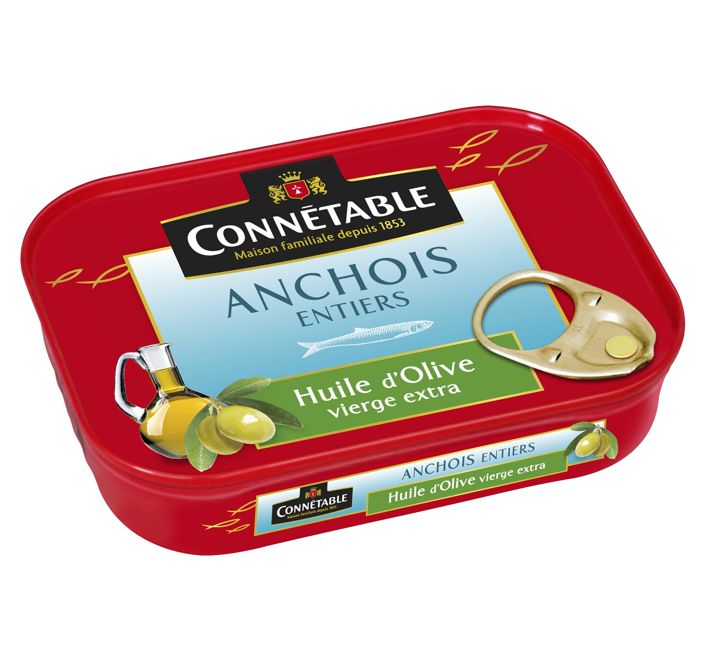 Connetable Анчоусы в оливковом масле первого отжима экстра 100г⠀