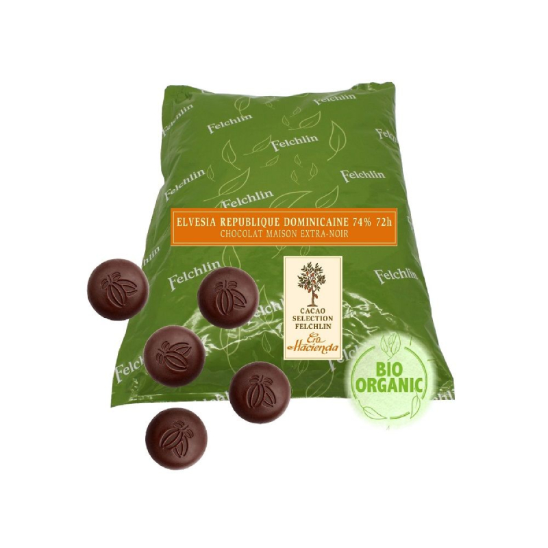 Felchlin Эльвезия Органик 74% горький шоколад