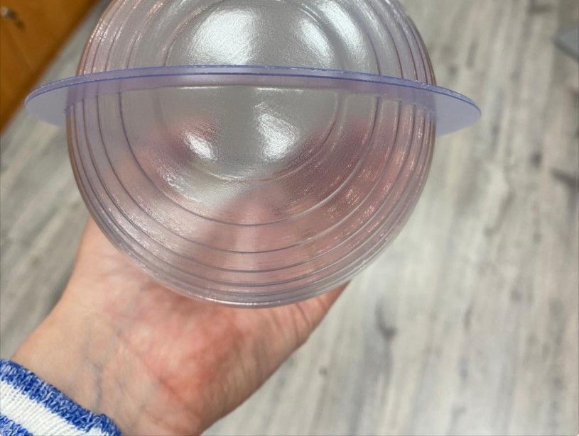 Яйцо слеза в полоску большое