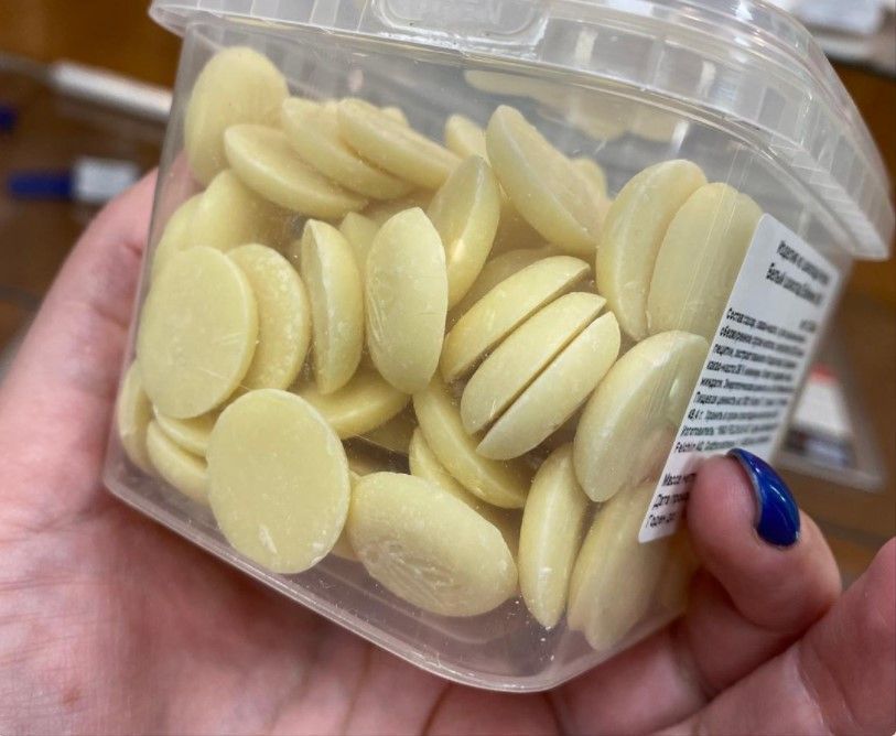 Шоколад белый Эдельвейс 36% 250 г, Felchlin