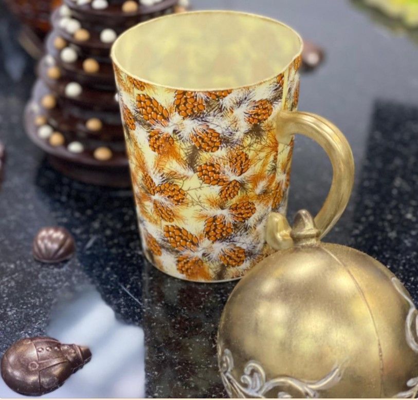 Трансфер Зимние шишки 40х25 см, PCB Creation