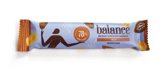 Батончик из молочного шоколада без сахара Balance 35 гр.