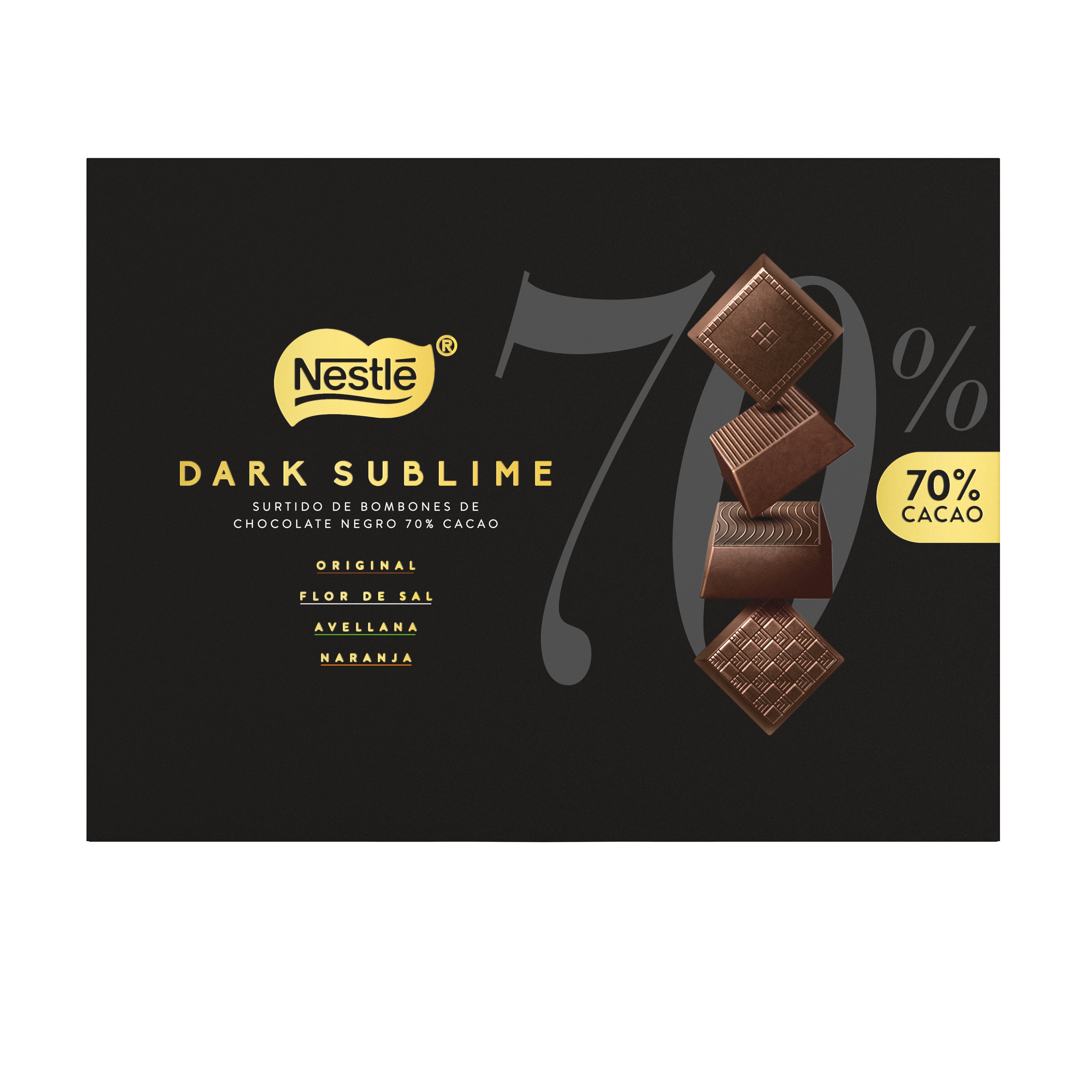 Шоколадные конфеты Dark Sublime ассорти из горького шоколада 145 г