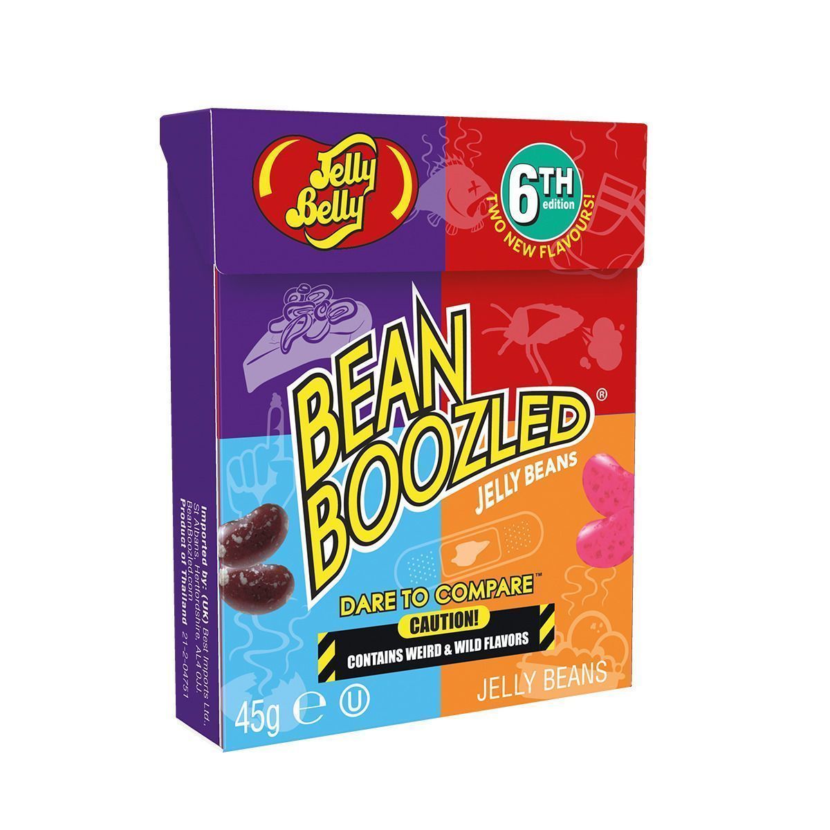 Драже жевательное "Jelly Belly" ассорти Bean Boozled 45г 6-ая версия 