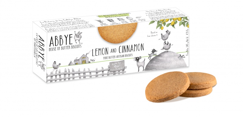  Печенье песочное со сливочным маслом с лимоном и корицей ABBYE 140 г