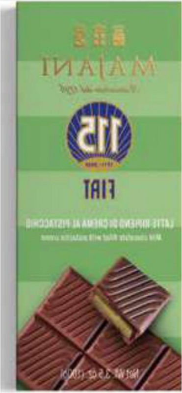 Шоколад молочный с фисташками FIAT