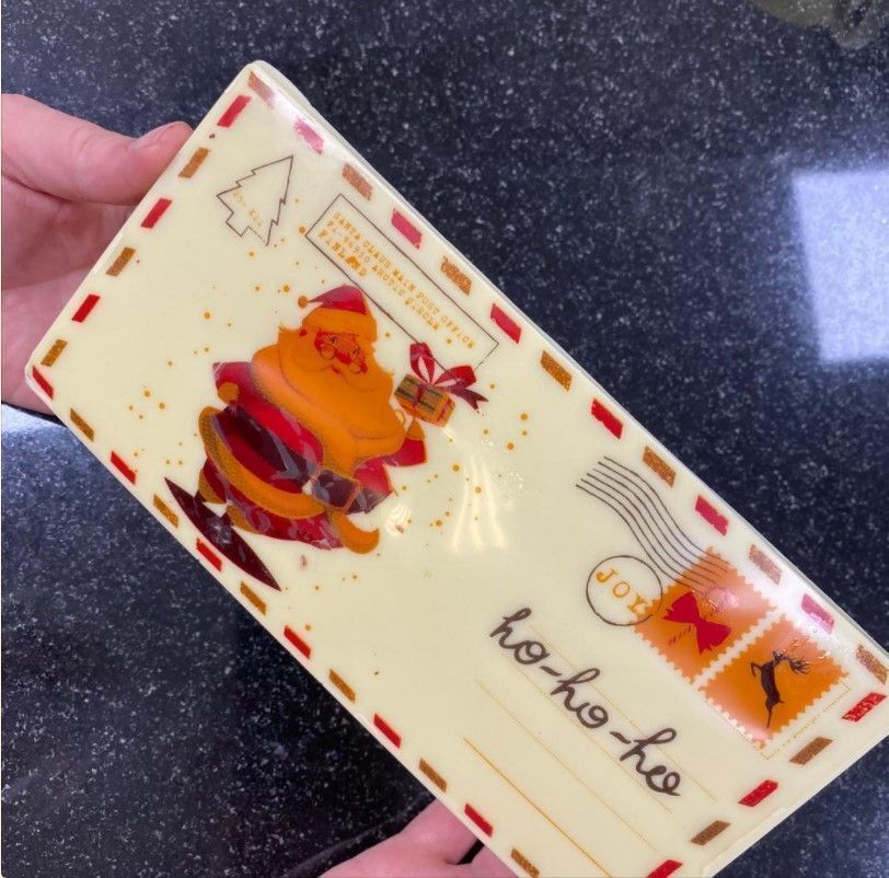  Трансфер для прямоугольной открытки Письмо Деду Морозу