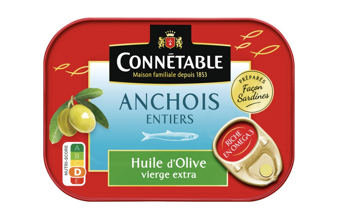 Connetable Анчоусы в оливковом масле первого отжима экстра 100г⠀