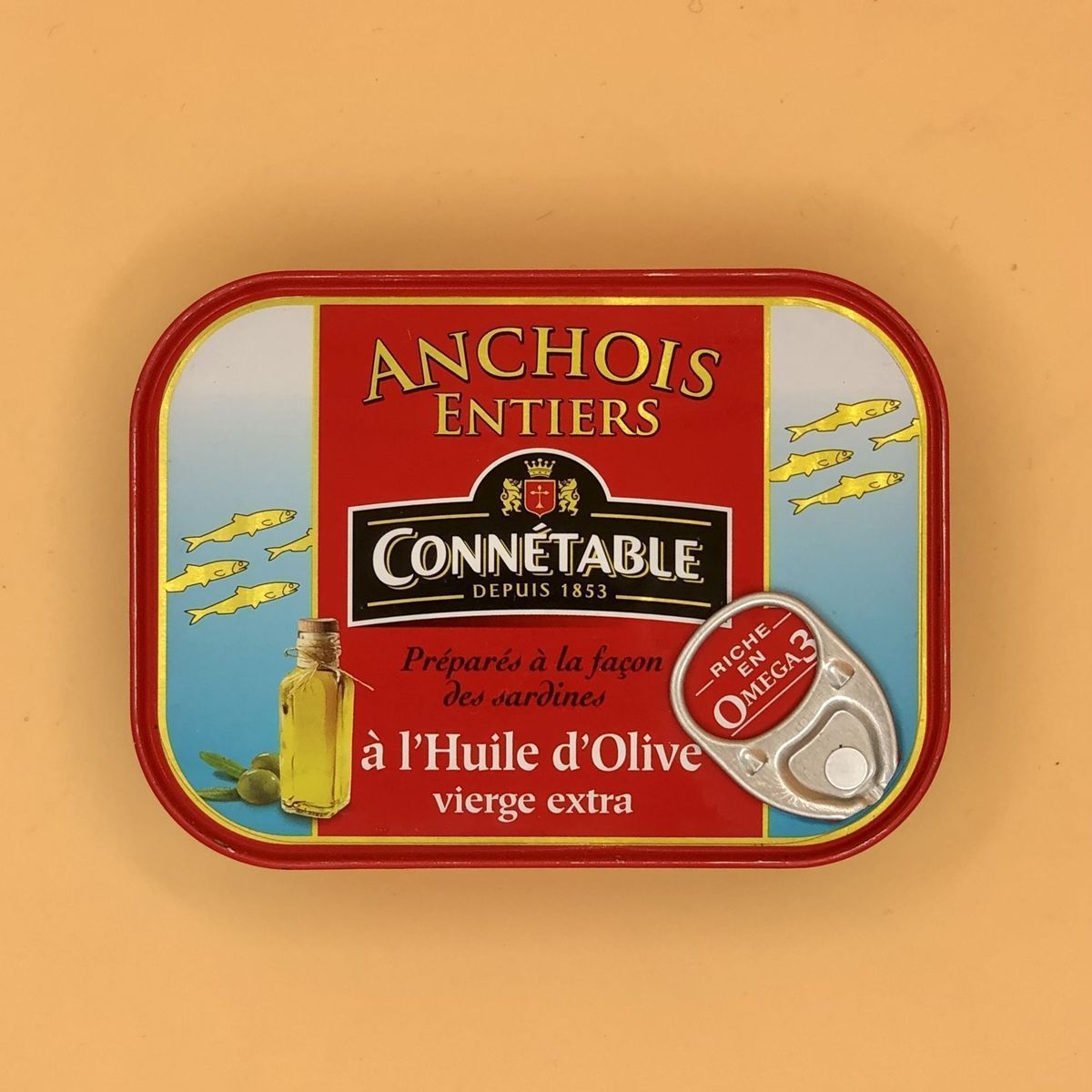 Connetable Анчоусы в оливковом масле первого отжима экстра 100г⠀